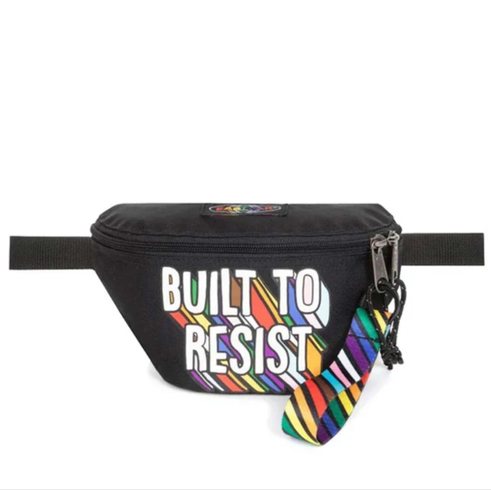 Eastpak x ILGA Fanny Pack Waist Bag "Built To Resist" Pride Rainbow 2L Pack NWT